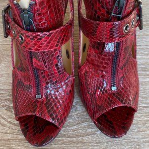 NWT Alexandre Birman Peep Toe Shoes Size 35.5/ US 5.5